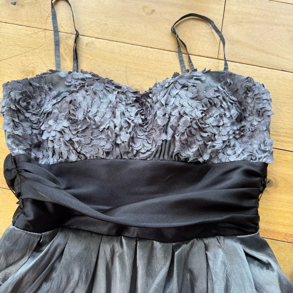 B Darlin Black and Gray Dress - Picture 3 of 10